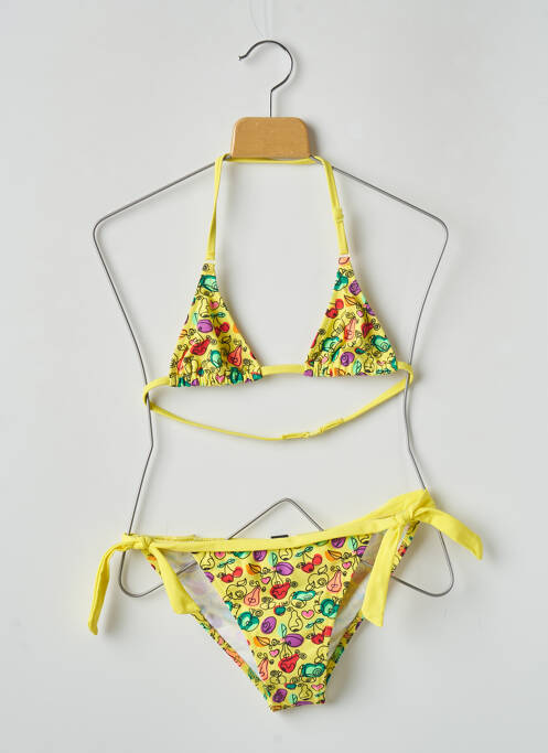 Costum de baie din două piese galben ARENA fată