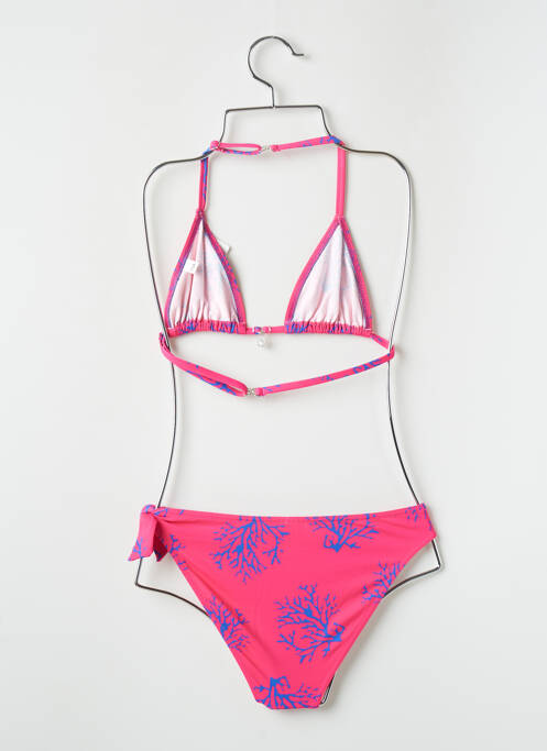 Costum de baie din două piese roz GRAIN DE SABLE fată