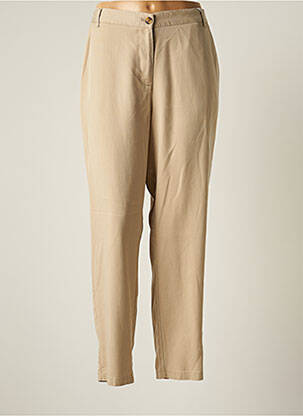 Pantalon drept bej C'EST BEAU LA VIE femeie