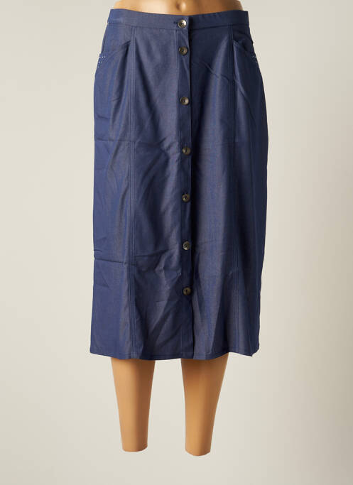 Fustă midi albastru GUY DUBOUIS femeie