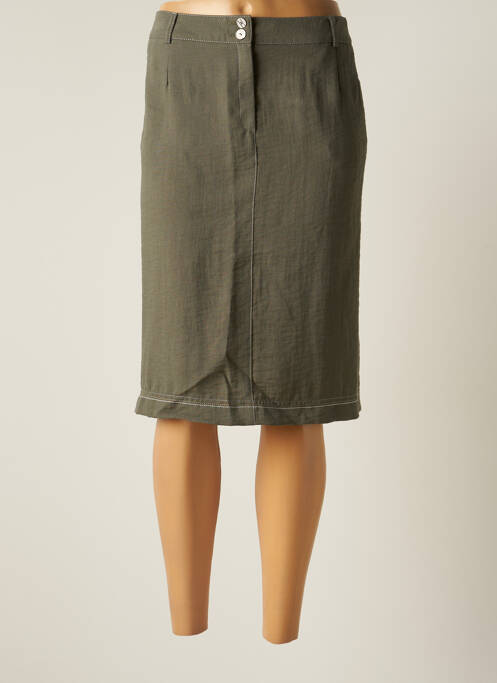 Fustă midi verde CHRISTINE LAURE femeie