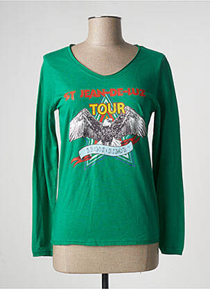 Tricou verde ANOUK ET NINON femeie