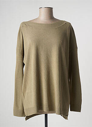 Pulover tunică verde ONLY femeie