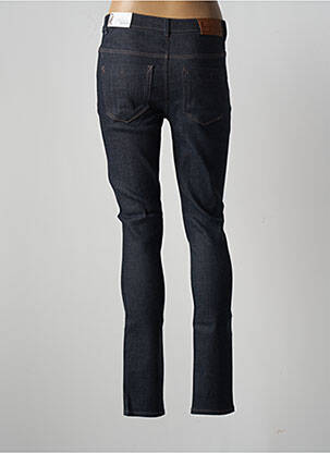 Blugi skinny țesătură brută talie înaltă albastru ONLY femeie