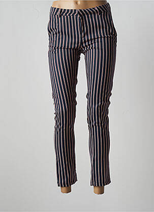 Pantalon 7/8 elasticitate talie joasă albastru BÔ-M femeie