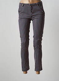 Pantalon 7/8 elasticitate talie joasă albastru BÔ-M femme