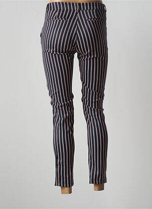 Pantalon 7/8 elasticitate talie joasă albastru BÔ-M femeie