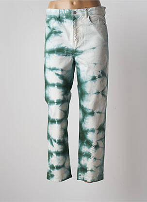 Blugi cu croială dreaptă verde ATELIER BOHÈME femeie