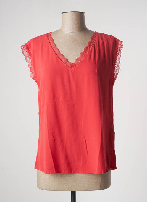 Top roșu ONLY femeie