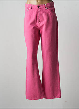 Blugi cu croială evazată roz ONLY femeie