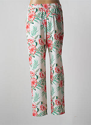 Pantalon drept talie elastică mărime normală verde ONLY femeie