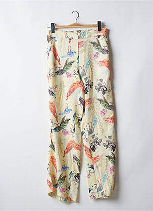 Pantalon drept galben ATELIER BOHÈME femeie
