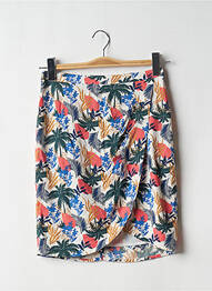 Fustă scurtă croială dreaptă verde I.CODE (By IKKS) femme