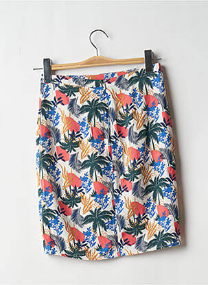 Fustă scurtă croială dreaptă verde I.CODE (By IKKS) femeie
