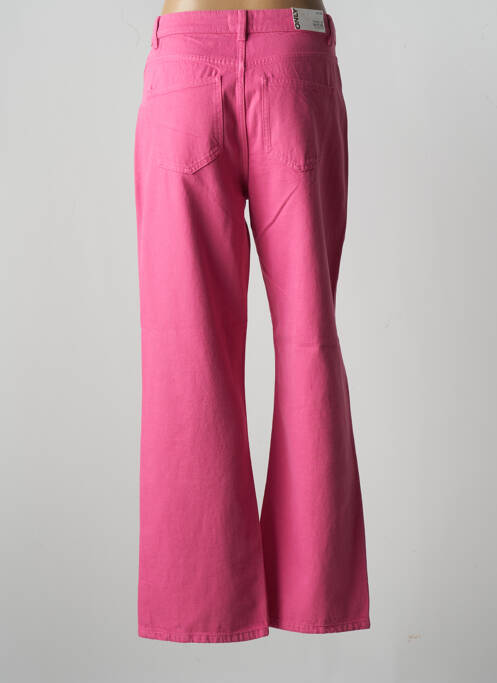 Blugi cu croială evazată roz ONLY femeie