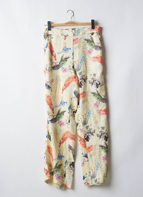 Pantalon drept galben ATELIER BOHÈME femeie