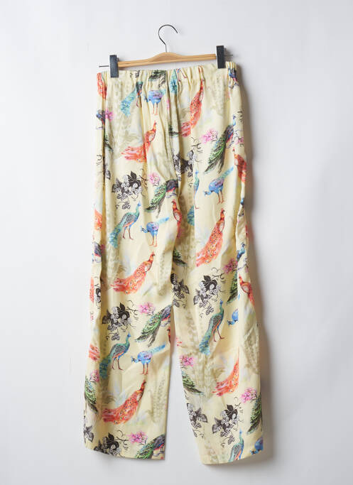 Pantalon drept galben ATELIER BOHÈME femeie