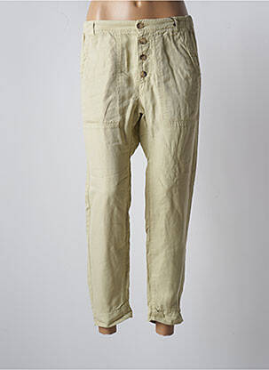 Pantalon slim verde ATELIER BOHÈME femeie