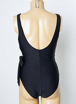 Costum de baie dintr-o singură piesă efect material satinat top triunghiuri negru ONLY femeie