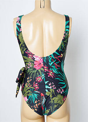Costum de baie dintr-o singură piesă efect material satinat top triunghiuri negru ONLY femeie