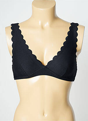 Sutien de costum de baie elasticitate top triunghiuri negru ONLY femeie