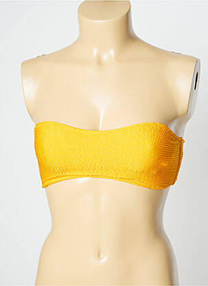 Sutien de costum de baie elasticitate top bentiță galben ONLY femeie