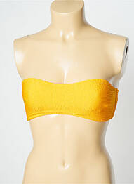 Sutien de costum de baie elasticitate top bentiță galben ONLY femeie