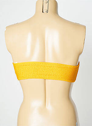 Sutien de costum de baie elasticitate top bentiță galben ONLY femeie