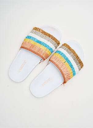 Mulete/Saboți alb THE WHITE BRAND femeie