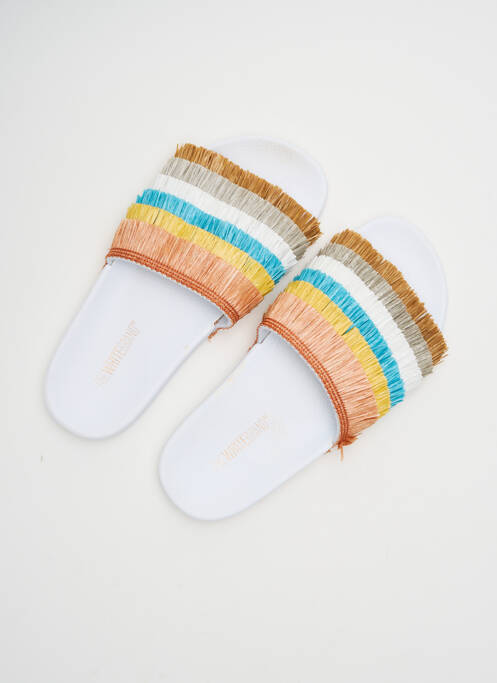 Mulete/Saboți alb THE WHITE BRAND femeie