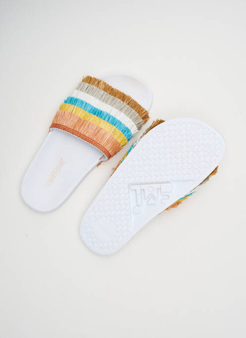 Mulete/Saboți alb THE WHITE BRAND femeie