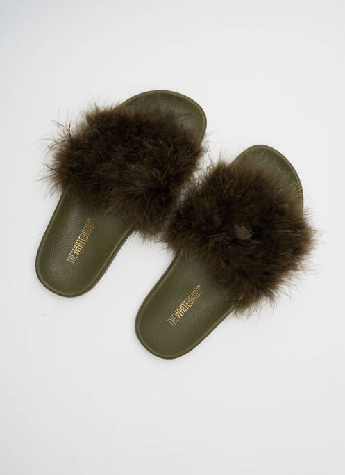 Mulete/Saboți verde THE WHITE BRAND femeie