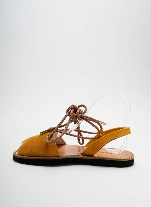 Sandale/Pantofi decupați galben MINORQUINES femeie