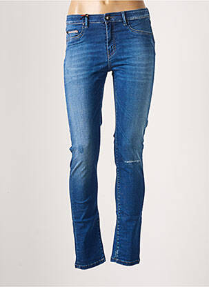 Blugi skinny albastru DONOVAN femeie