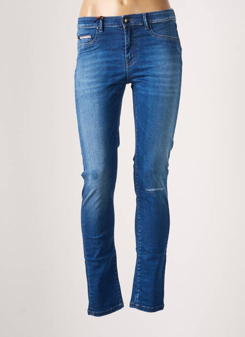 Blugi skinny albastru DONOVAN femeie