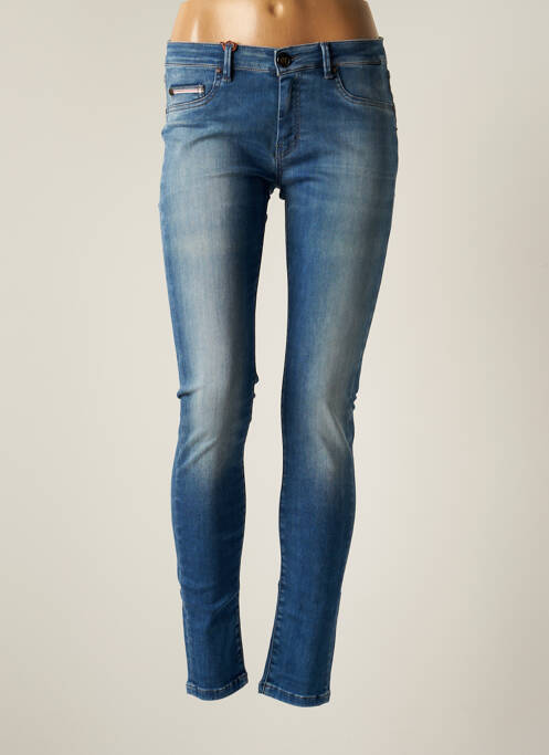 Blugi cu croială slim albastru DONOVAN femeie