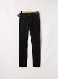 Blugi cu croială slim broderie cu nituri mărime normală negru CHEAP MONDAY femeie