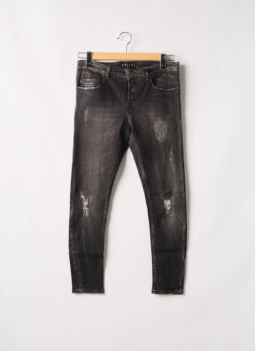 Blugi cu croială slim gri UNIQUE DNM bărbat