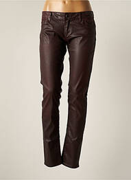 Pantalon slim talie joasă talie joasă roșu KAPORAL femeie