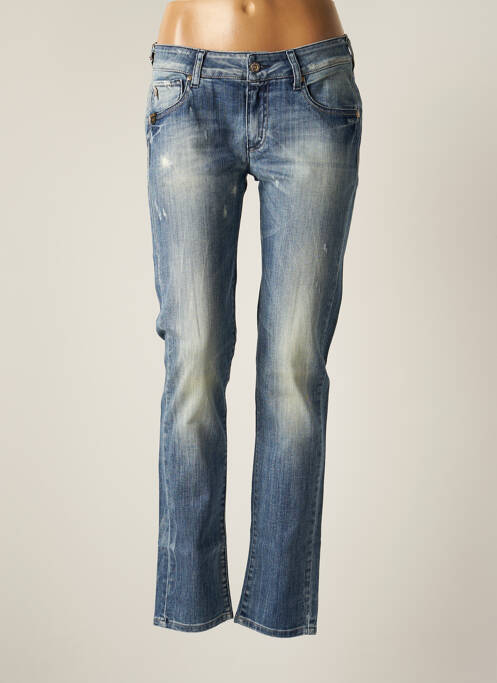 Blugi cu croială slim albastru TAKE TWO femeie