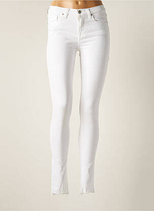 Pantalon slim conic mărime normală alb LTB femeie