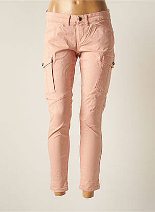 Pantalon cargo roz TEDDY SMITH femeie