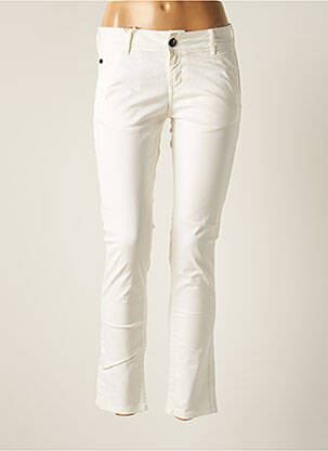 Pantalon chino alb DONOVAN femeie