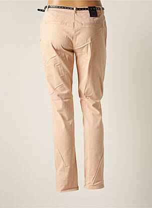 Pantalon chino închidere cu fermoar sub clapetă cu nasturi mărime normală roz MAISON SCOTCH femeie