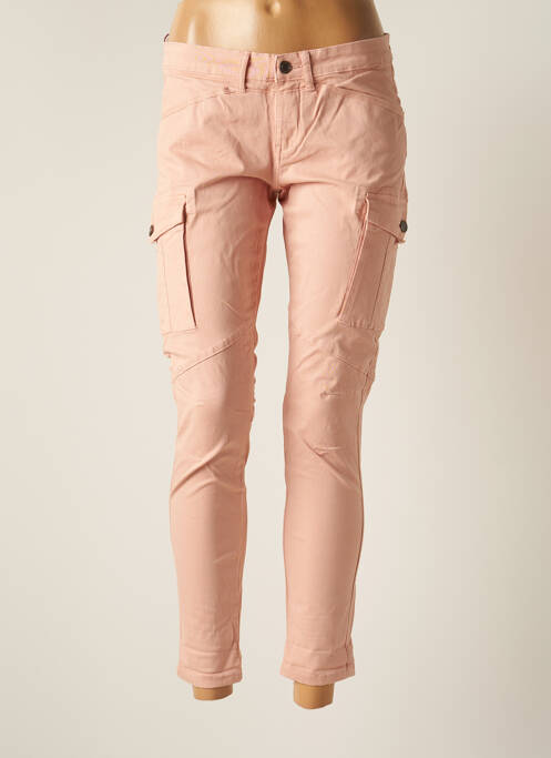 Pantalon cargo roz TEDDY SMITH femeie