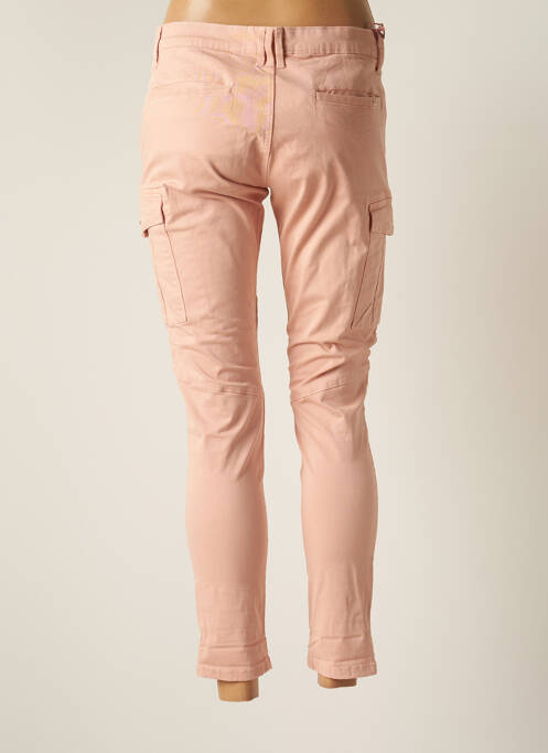 Pantalon cargo roz TEDDY SMITH femeie
