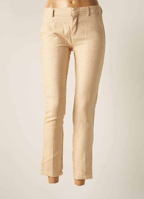 Pantalon slim bej REIKO femeie