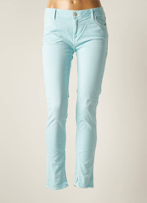 Pantalon slim albastru REIKO femeie