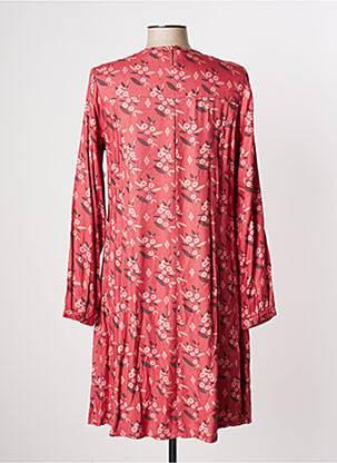 Rochie midi imprimeu floral mâneci lungi roz AGATHE & LOUISE femeie