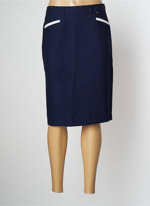 Fustă midi albastru JEAN DELFIN femeie